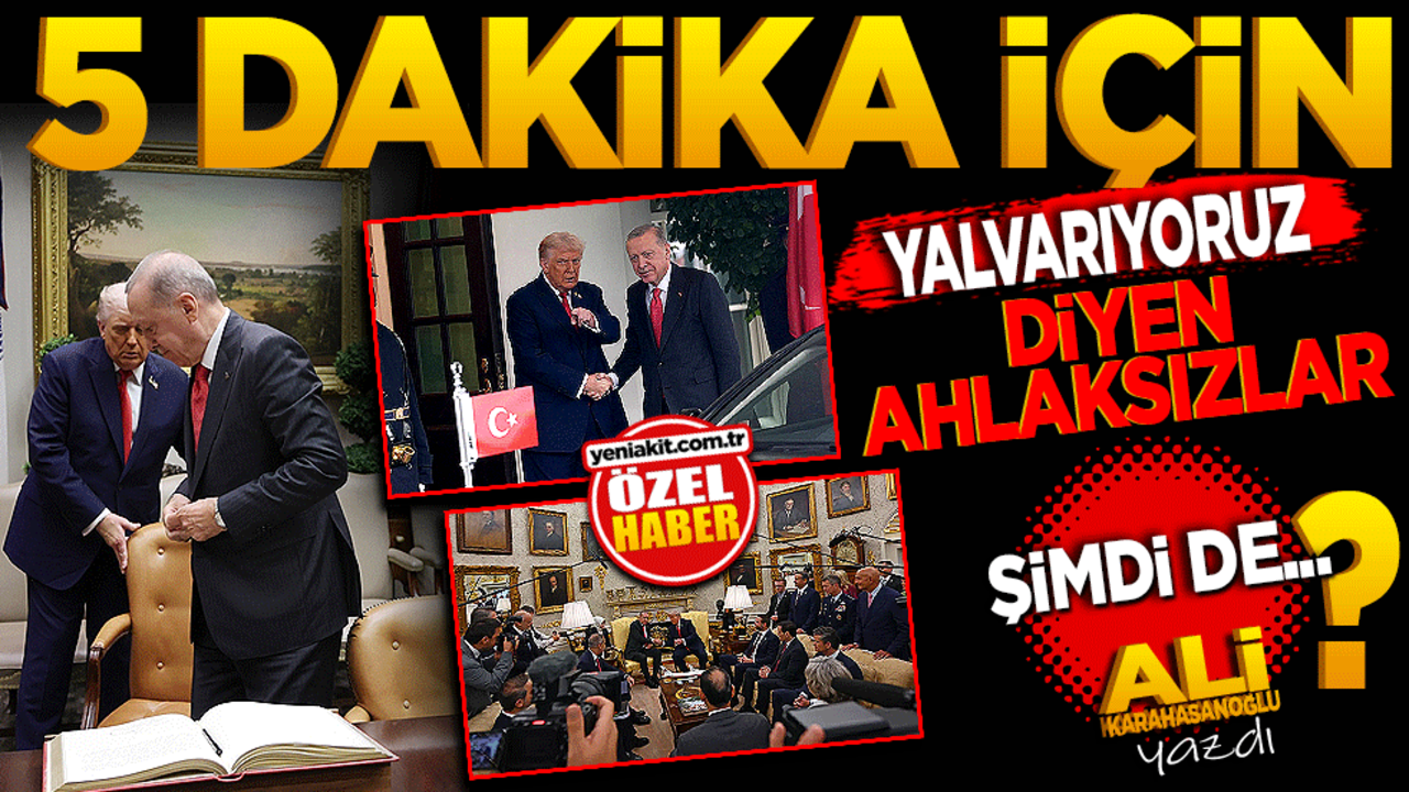 5 dakika için yalvarıyoruz diyen ahlaksızlar.. Şimdi de…