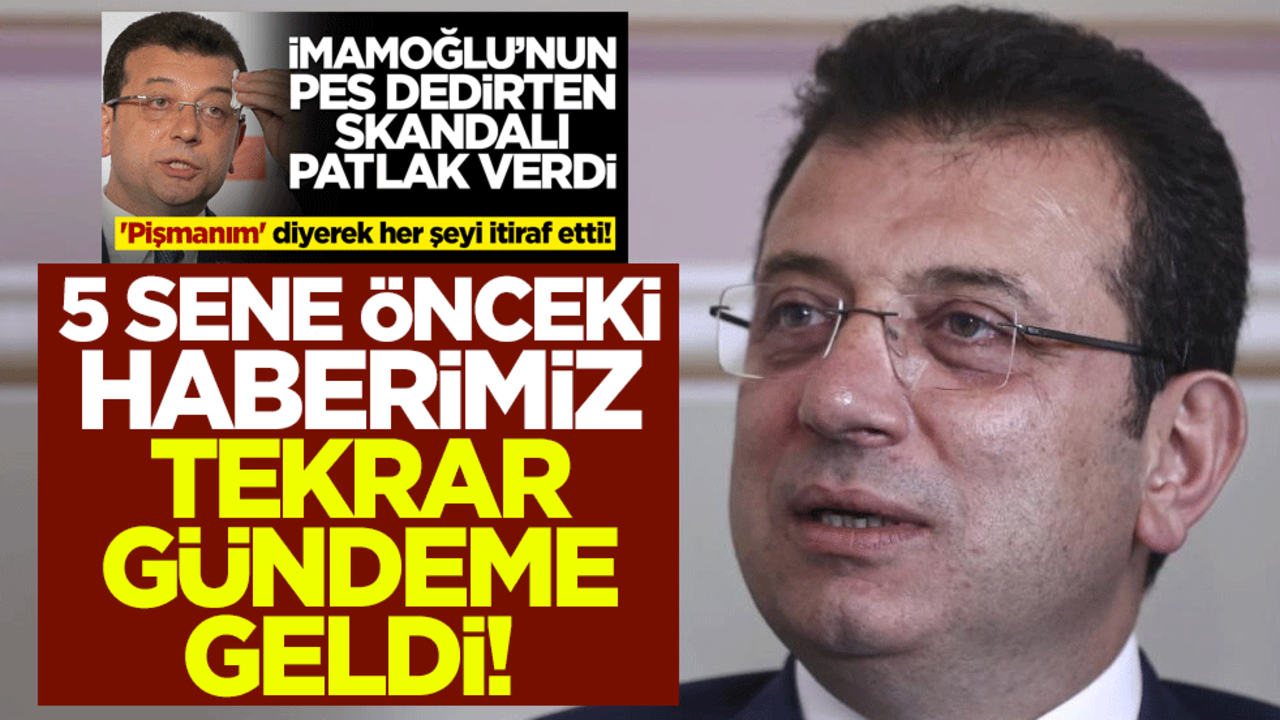 5 sene önceki haberimiz tekrar gündeme geldi!