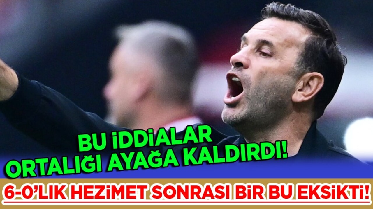 6-0 sonrası Okan Buruk sesleri yükseldi: Taraftar tepkili: Kötü skor sonrası ortalık toz duman!