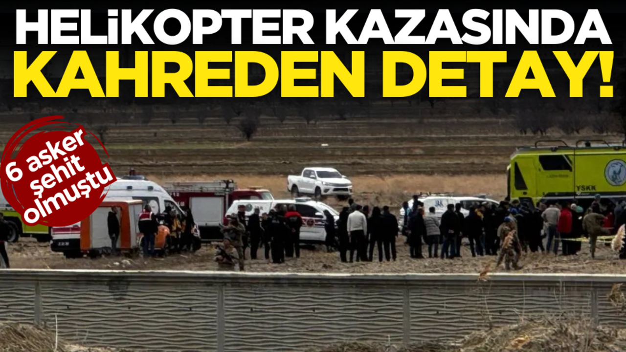 6 asker şehit olmuştu! Helikopter kazasında kahreden detay