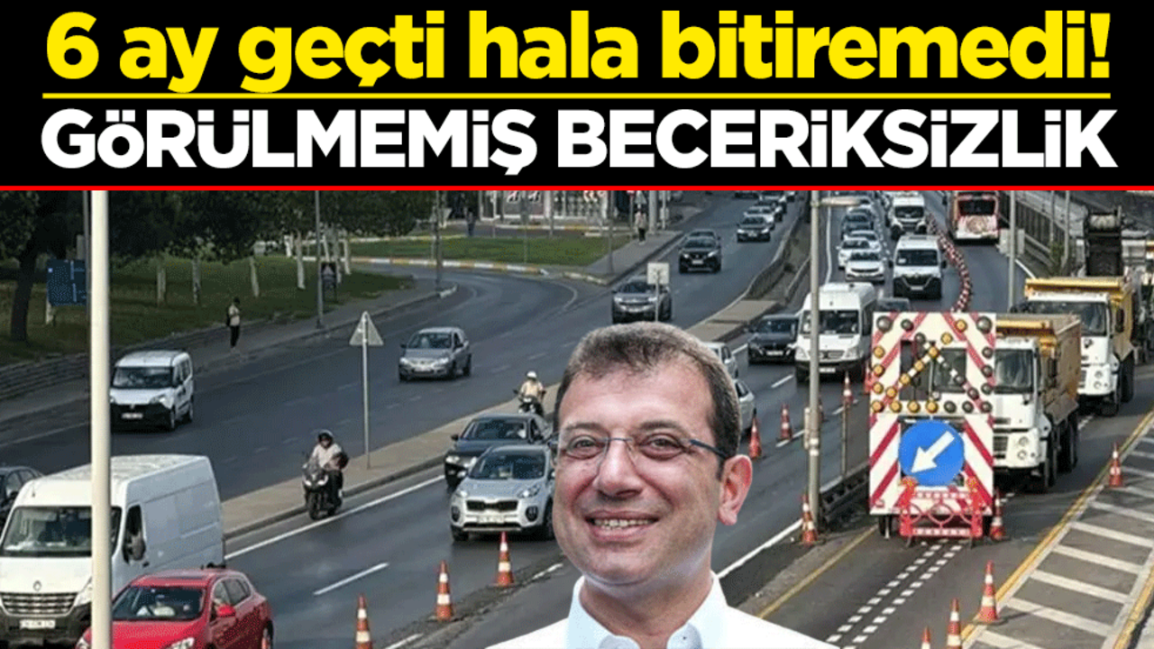 6 ay geçti hala bitiremedi! Ekrem'den görülmemiş beceriksizlik