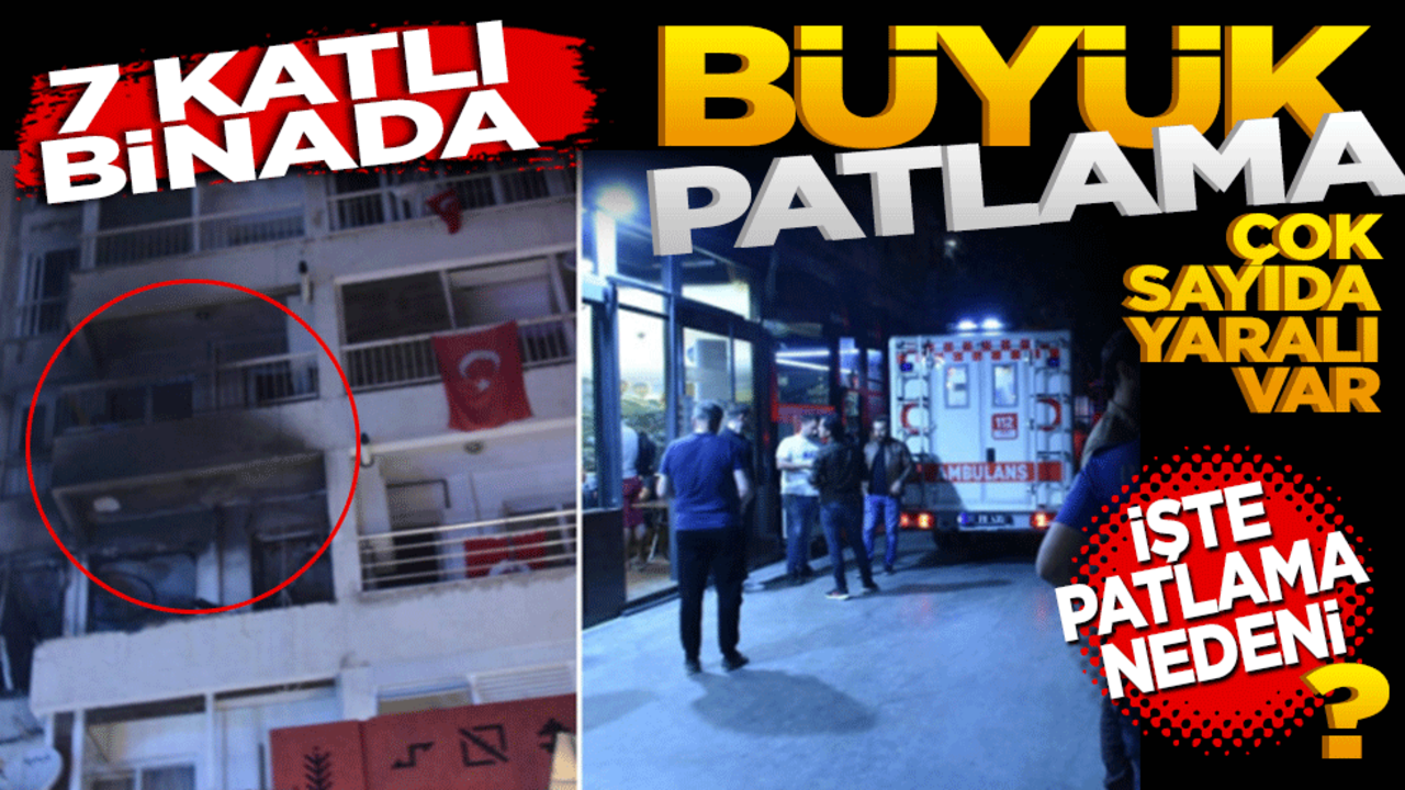 7 katlı binada büyük patlama! Çok sayıda yaralı var! İşte patlamanın nedeni