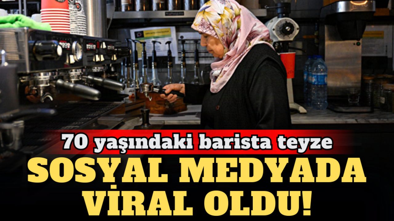 70 yaşındaki barista teyze, sosyal medyada viral oldu!