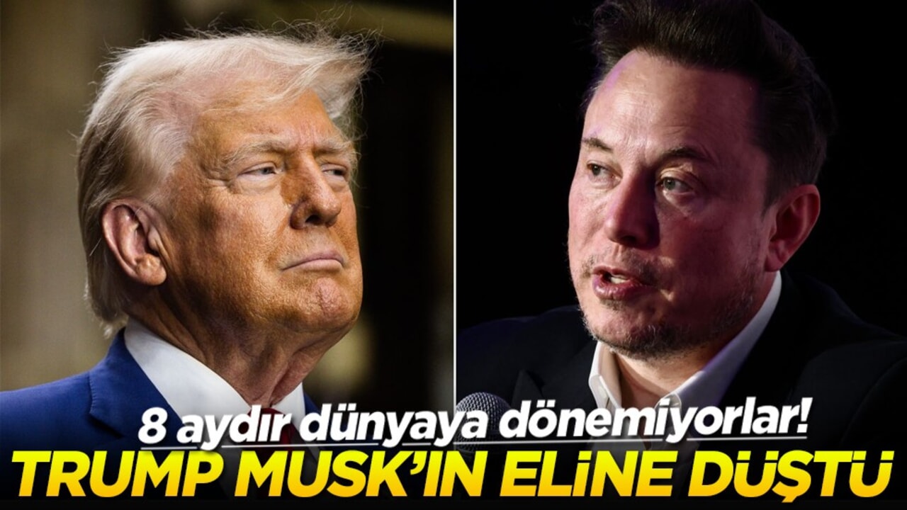 8 aydır dünyaya dönemiyorlar! Trump Musk'un eline düştü