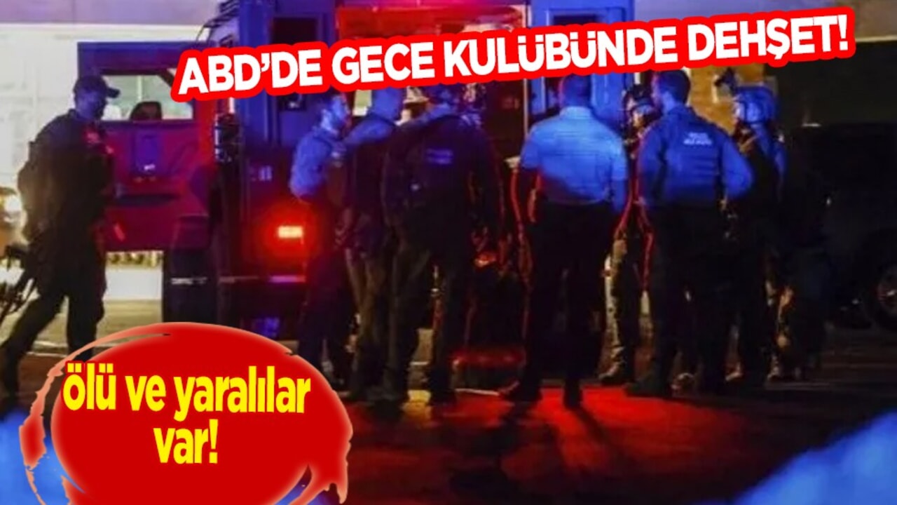  8 kişi yaralı, 3 kişi ölü! ABD’de gece kulübünde silahlı saldırı! O kişi  yakalandı... Kan donduran olay şoke etti