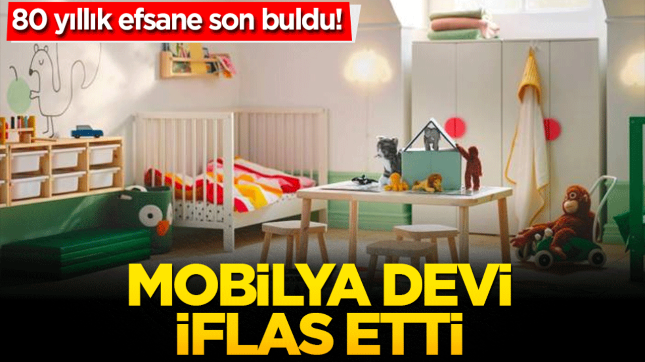 80 yıllık efsane son buldu! Mobilya devi iflas etti