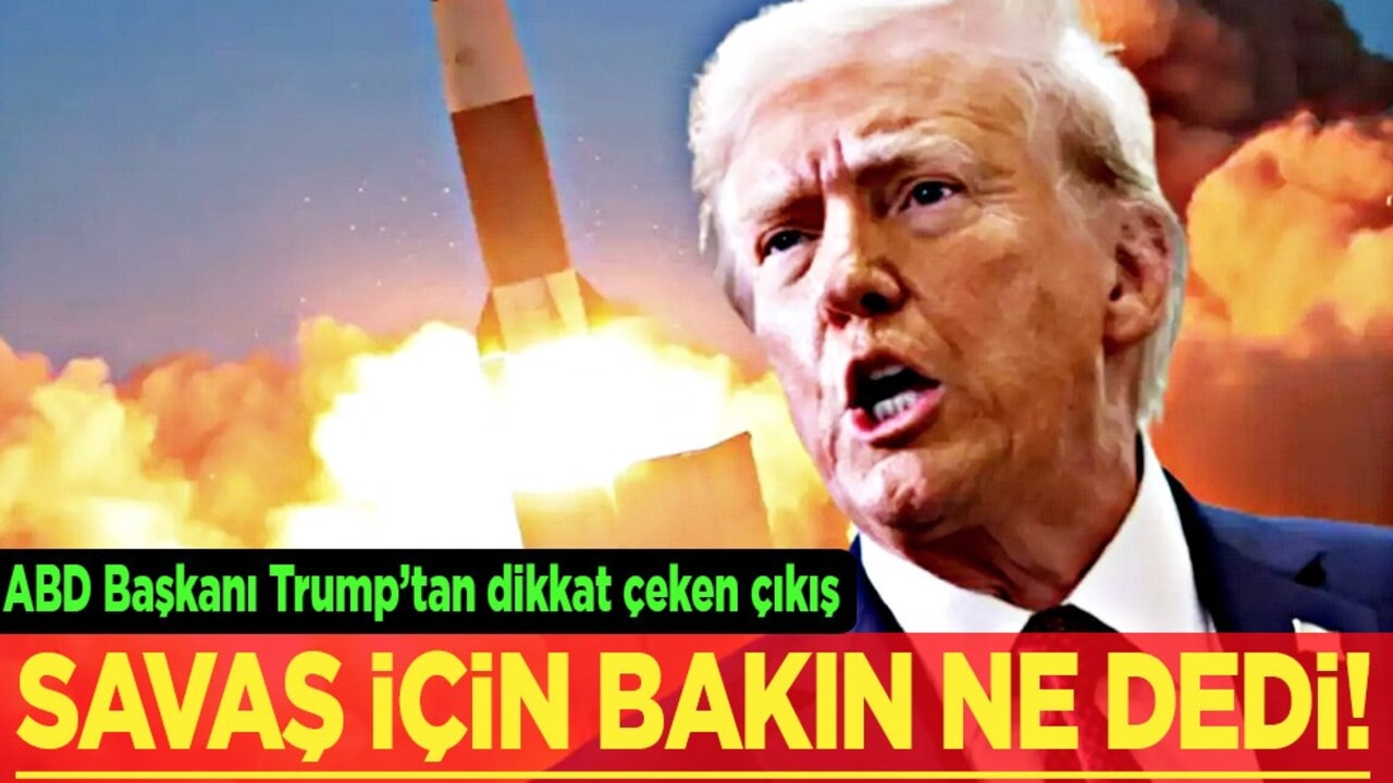 ABD Başkanı Trump: İran ve İsrail yakında barışacak! Trump az önce dünyaya ilan etti