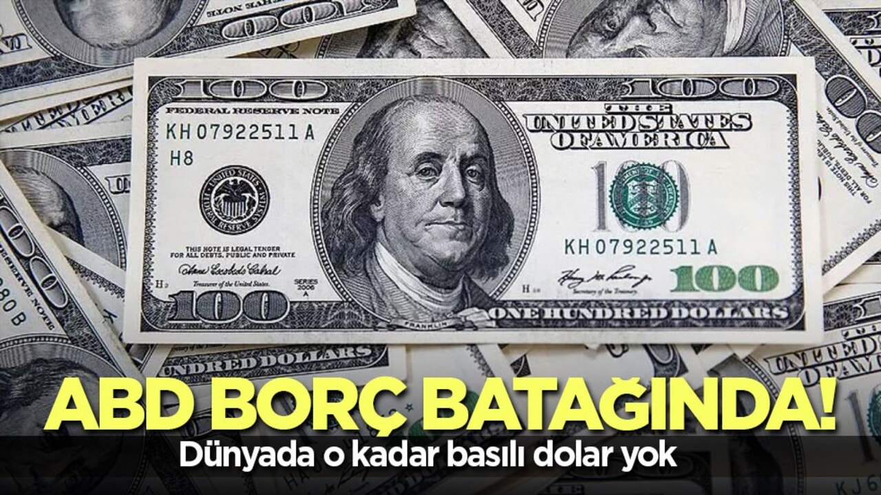 ABD borç batağında! Dünyada o kadar basılı dolar yok
