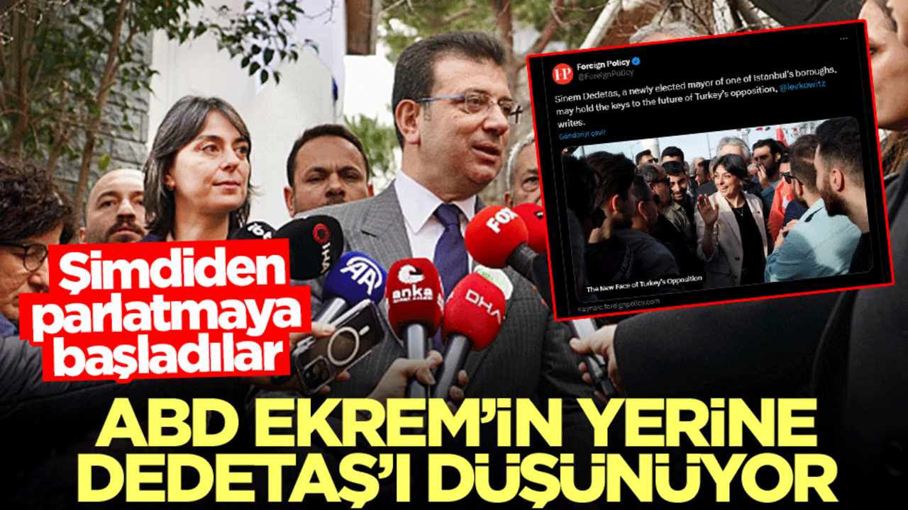 ABD Ekrem’in yerine Sinem Dedetaş’ı düşünüyor! Şimdiden parlatmaya başladılar