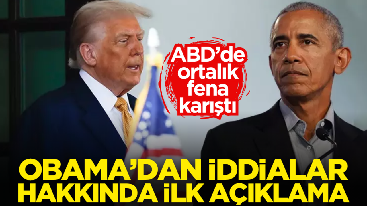 ABD fena karıştı! Obama’dan Trump’ın iddiaları hakkında ilk açıklama
