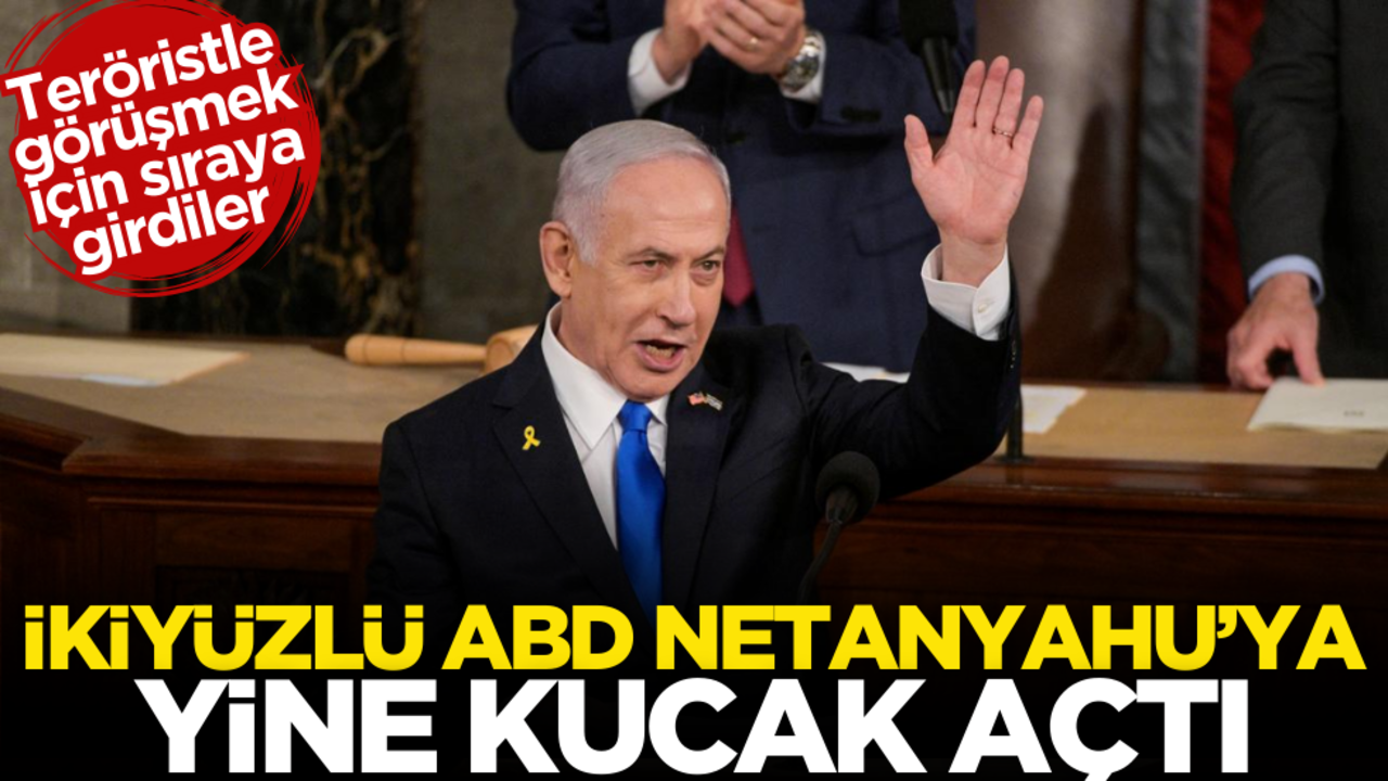 ABD Netanyahu’ya tatlı geldi! Teröristler görüşmek için sıraya girdiler