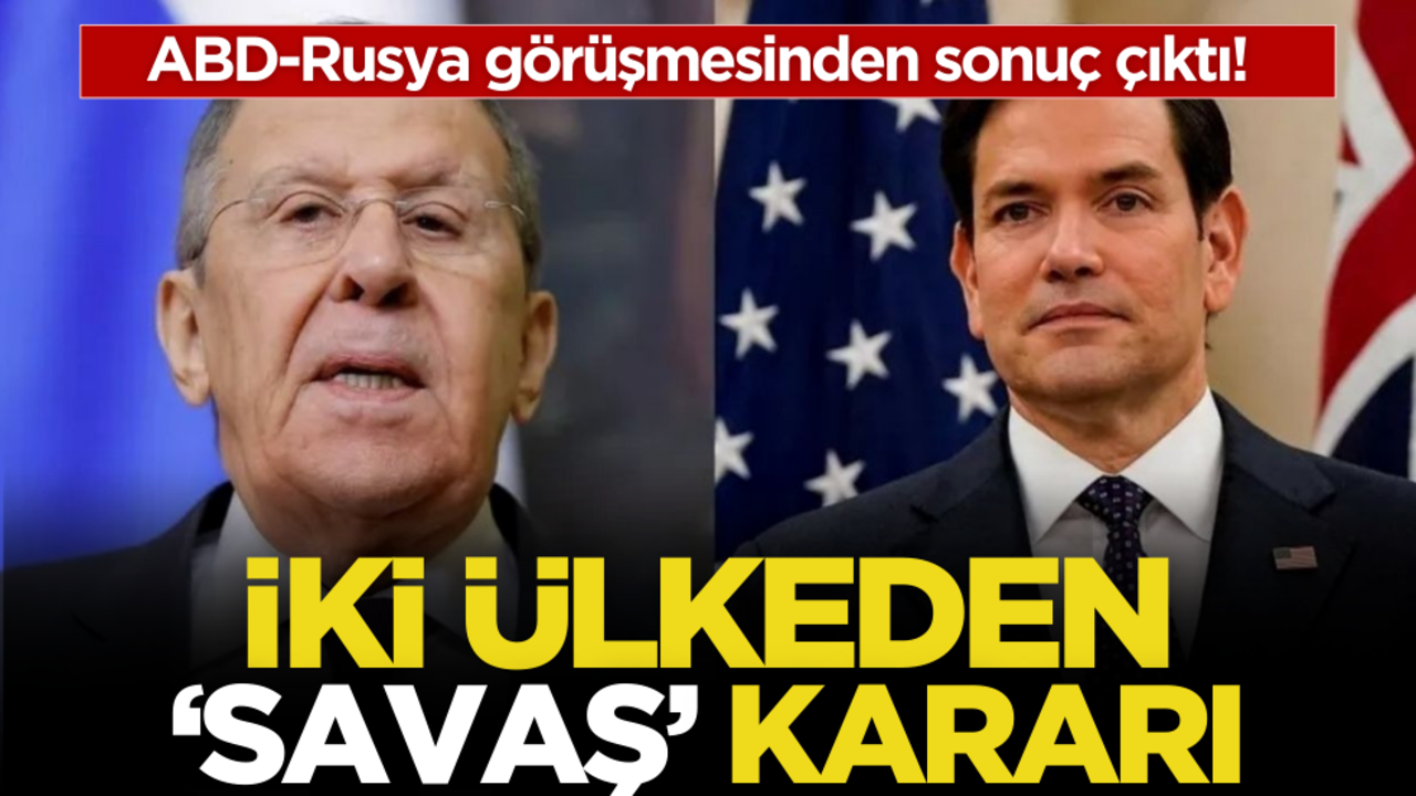ABD-Rusya görüşmesinden sonuç çıktı! İki ülkeden ‘savaş’ kararı