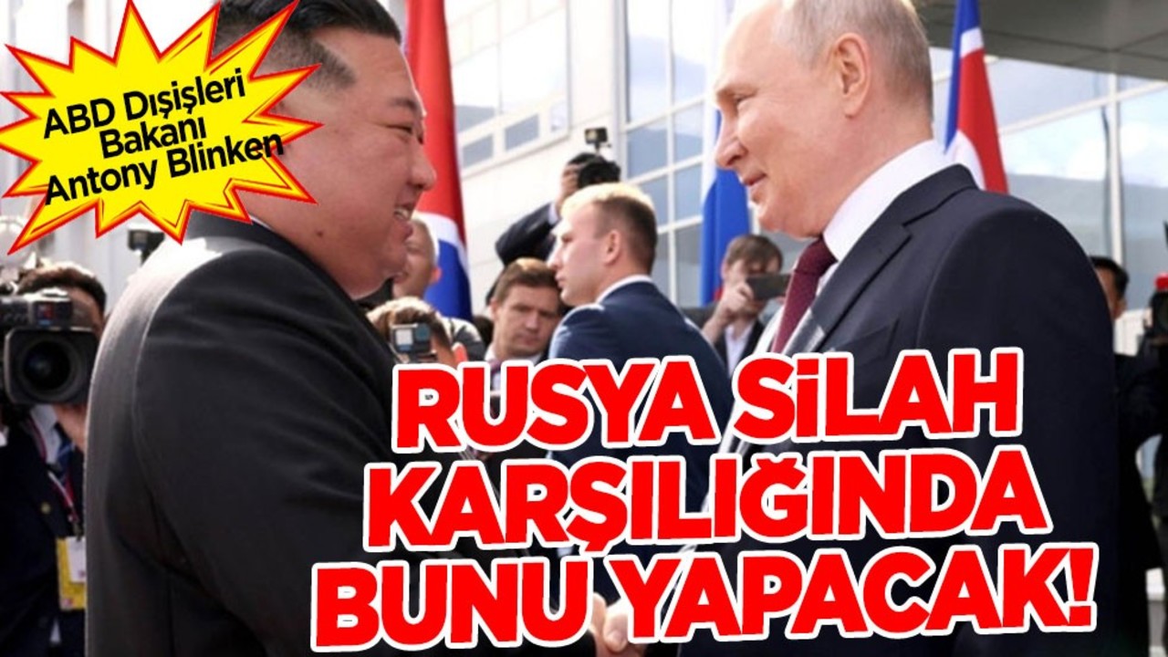 ABD: Rusya silah karşılığında Kuzey Kore'ye teknolojik destek verecek! Mesaj dikkat çekti