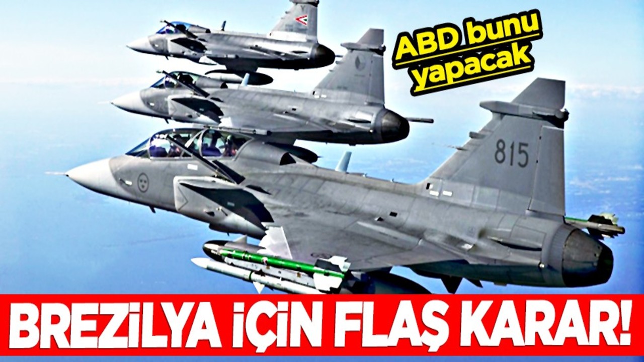 ABD, Saab'ın 2014 Brezilya savaş uçaklarını inceliyor: Brezilya ikinci el F-16 savaş uçakları alacaktı! Bu kararı aldı