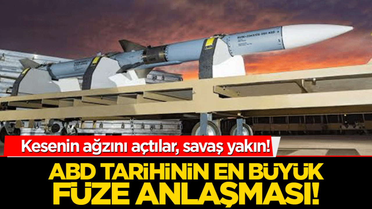 ABD tarihinin en büyük füze anlaşması! 3.5 milyar dolarlık AMRAAM siparişi verildi
