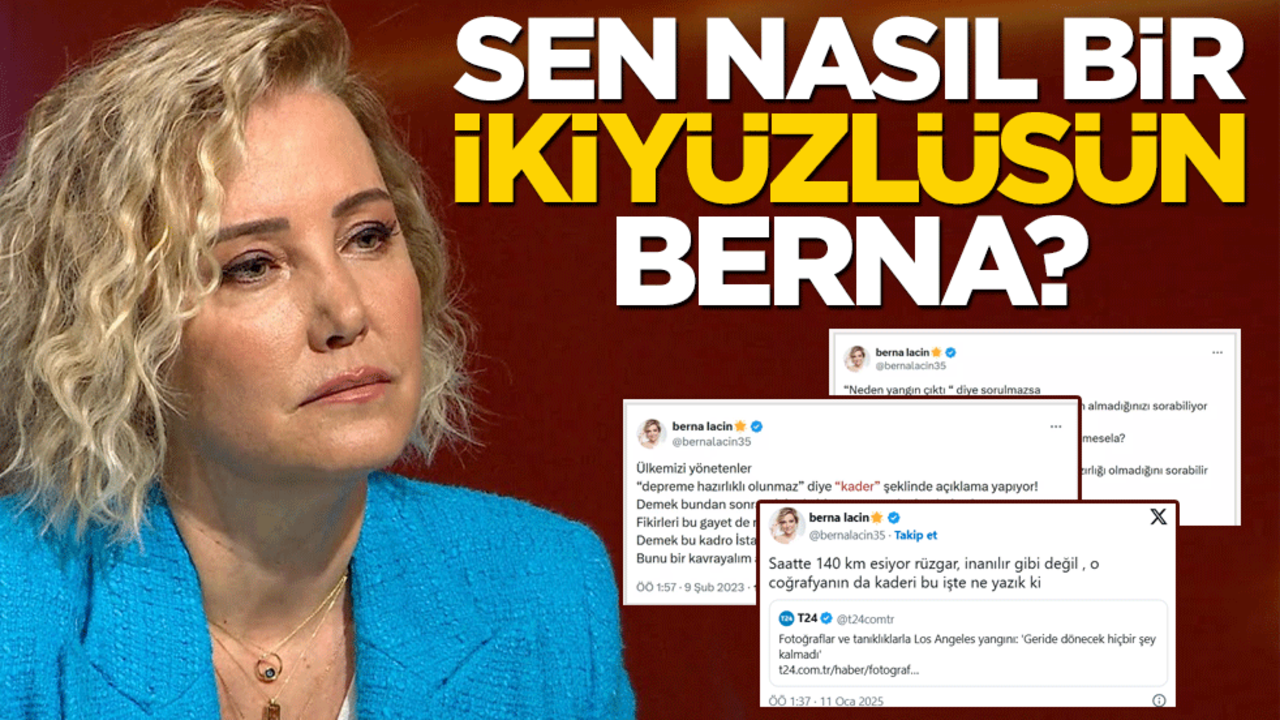 "ABD uşağı" Berna Laçin'den yangın ikiyüzlülüğü