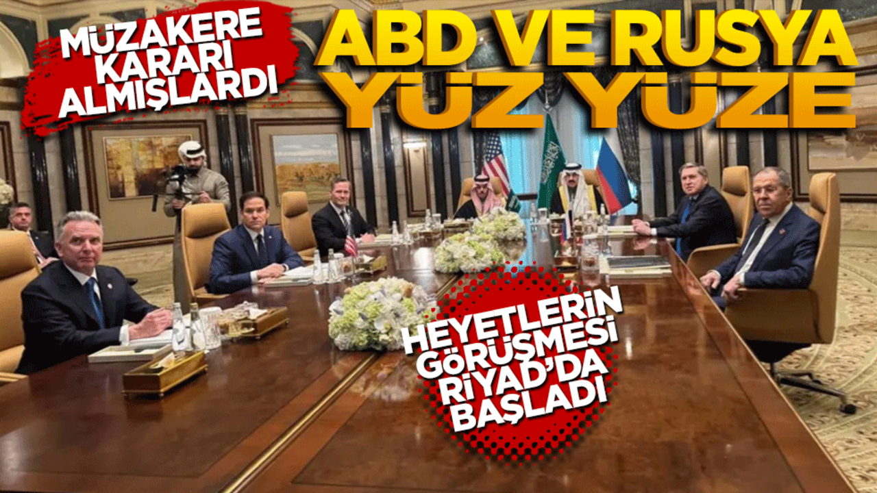 ABD ve Rusya yüz yüze