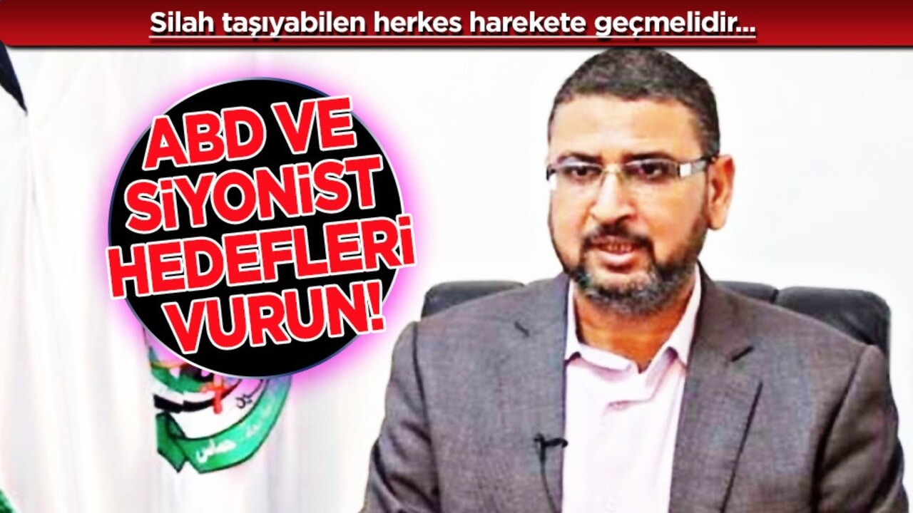 ABD ve terörist, Siyonist İsrail hedefleri vurun! Bomba sözler panikletti, Trump sarsıldı