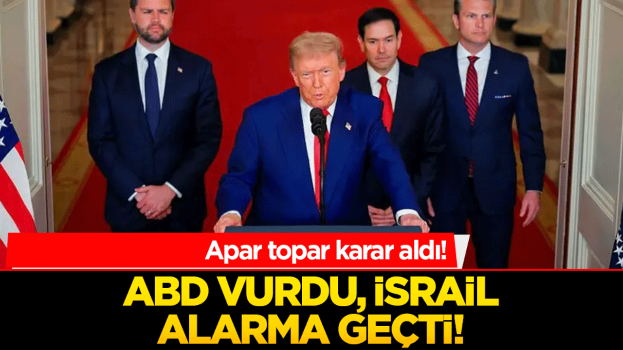 ABD vurdu, İsrail alarma geçti! Hava sahasını uçuşlara kapattı