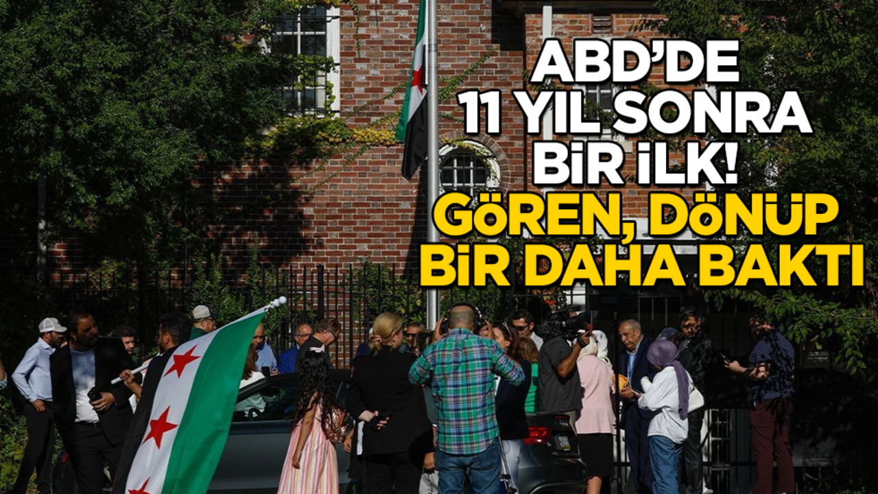 ABD’de 11 yıl sonra bir ilk! Gören, dönüp bir daha baktı