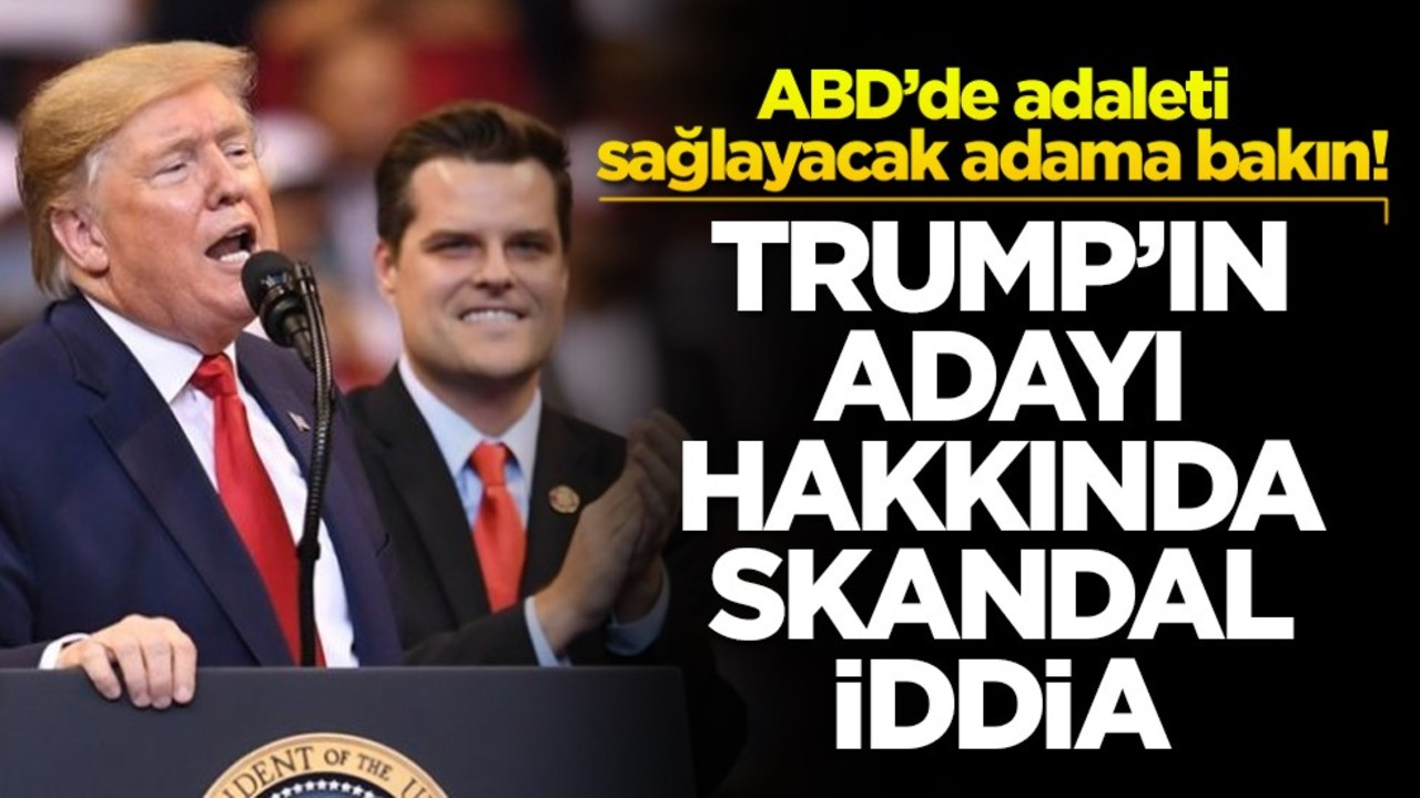 ABD’de adaleti sağlayacak adam bakın! Trump'ın adayı hakkında skandal iddia