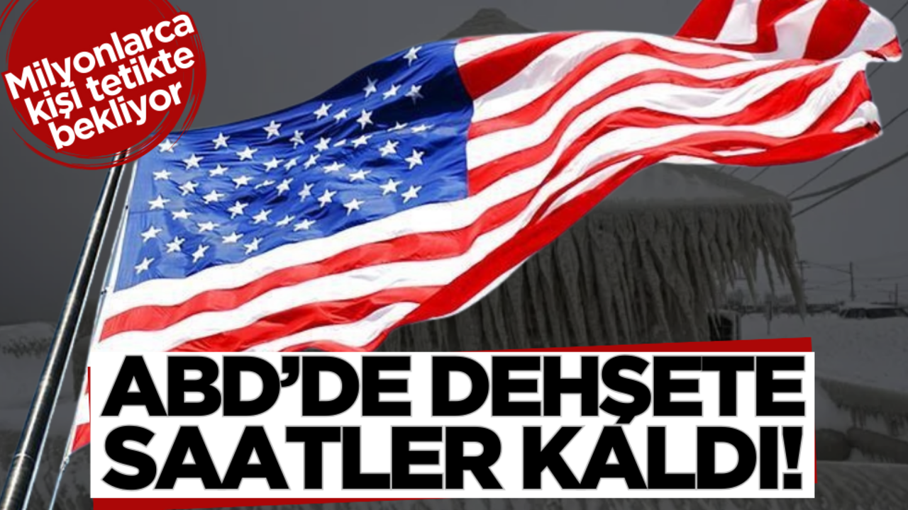 ABD’de dehşete saatler kaldı! Milyonlarca kişi tetikte bekliyor
