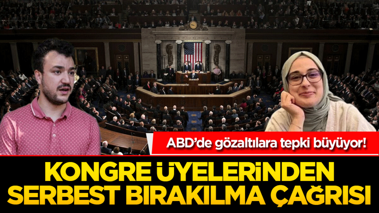 ABD’de gözaltılara tepki büyüyor! Kongre üyelerinden serbest bırakılma çağrısı