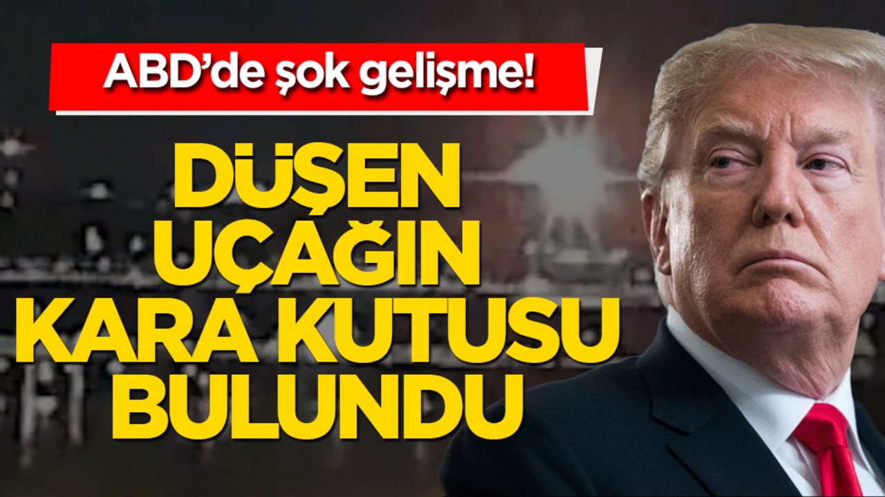 ABD'de helikopterle çarpışan yolcu uçağının karakutusu bulundu!