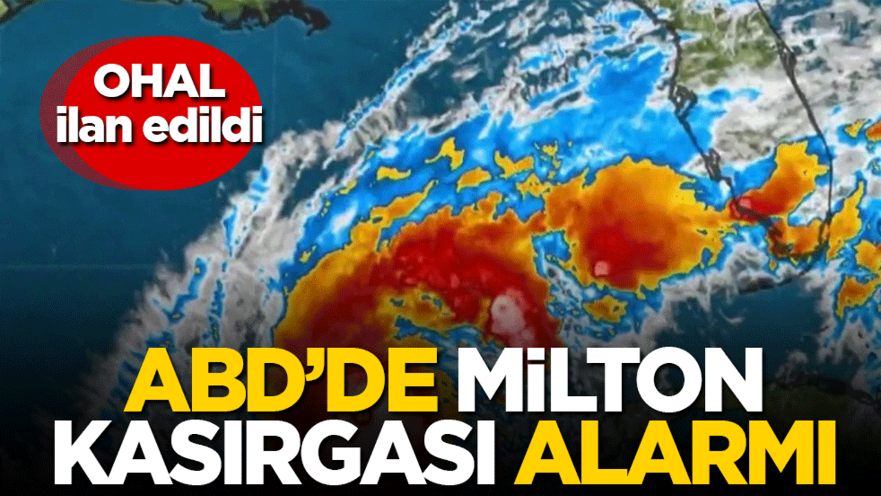 ABD'de Milton Kasırgası alarmı: OHAL ilan edildi