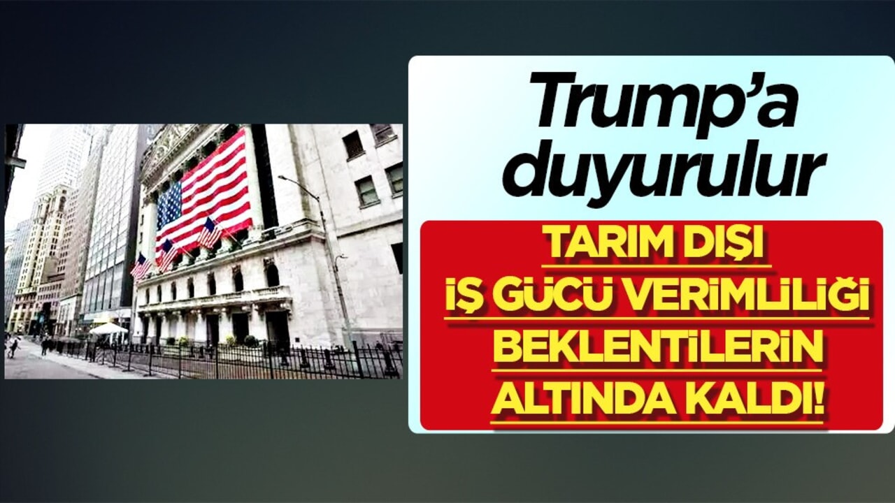 ABD'de tarım dışı iş gücü verimliliği dördüncü çeyrekte beklentilerin altında kaldı