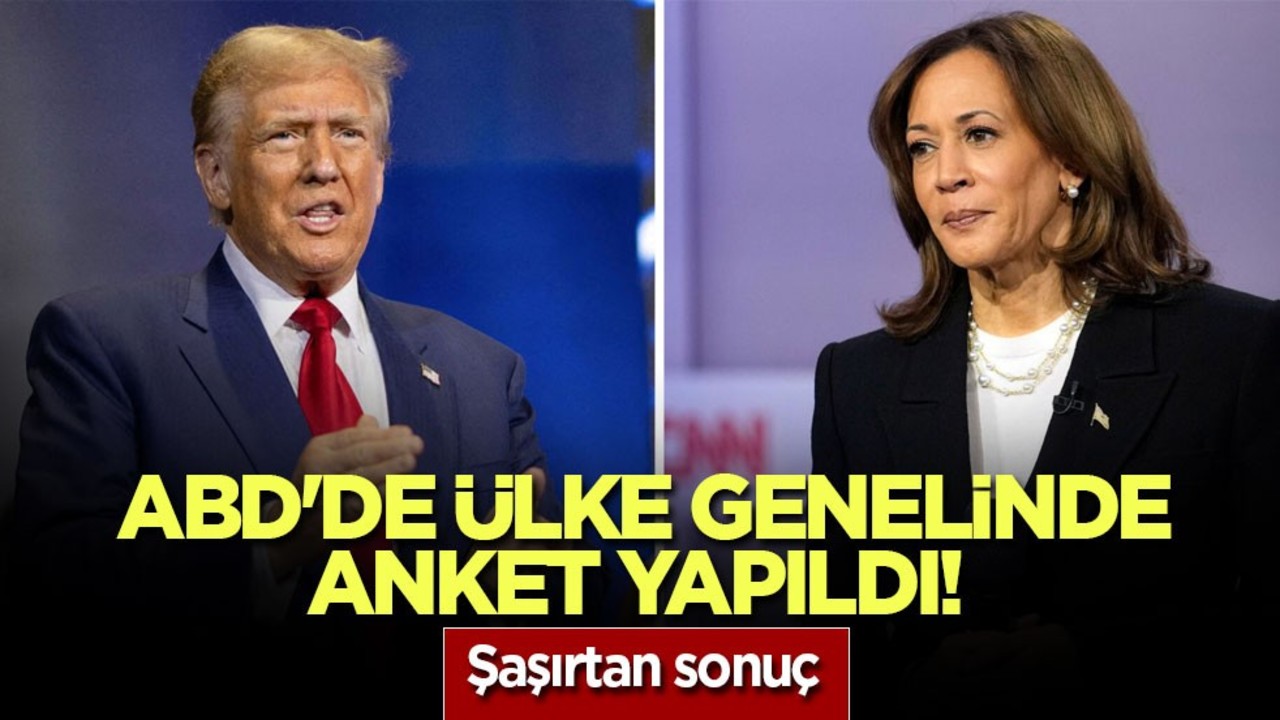 ABD'de ülke genelinde anket yapıldı! Şaşırtan sonuç