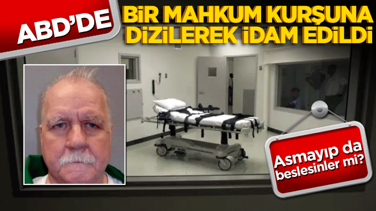ABD’de yıllar sonra kurşuna dizilerek idam! Mahkumun sonu böyle oldu!