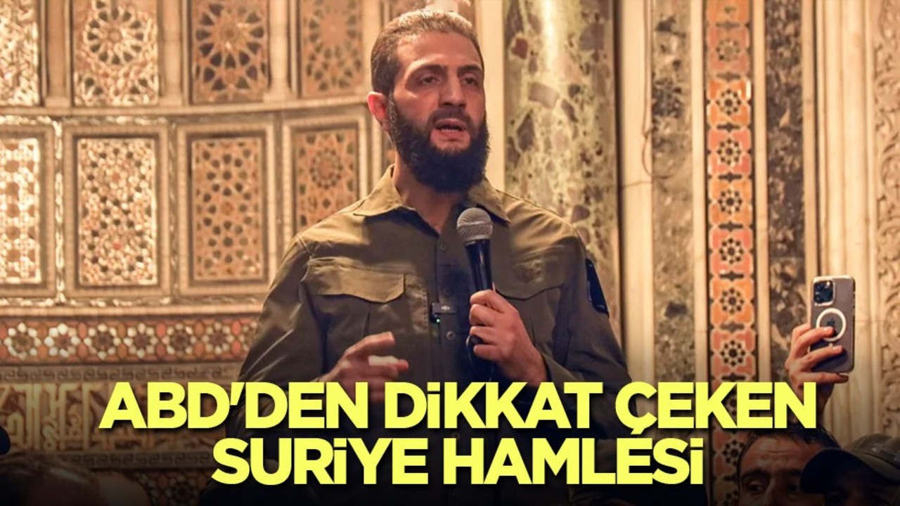 ABD'den dikkat çeken Suriye hamlesi
