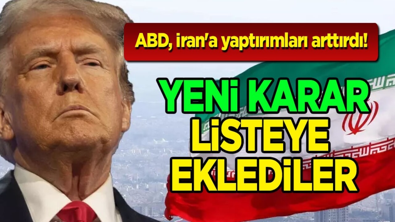 ABD'den İran'a yönelik yeni yaptırımlar! Kabak gibi görünen gerçekler Tiyatro oyunu sahnede