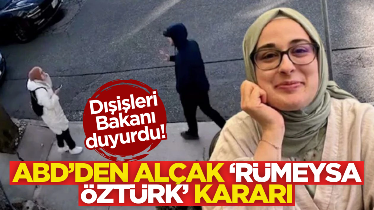 ABD’den ‘Rümeysa Öztürk’ kararı