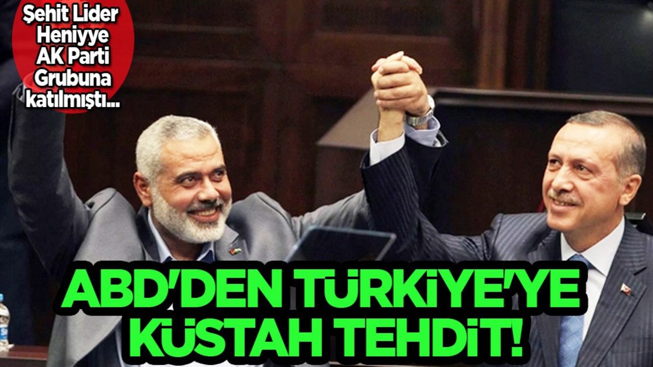 ABD'den Türkiye'ye küstah tehdit: Çok gizli! Hamas liderleri Katar'da değil Türkiye'de!