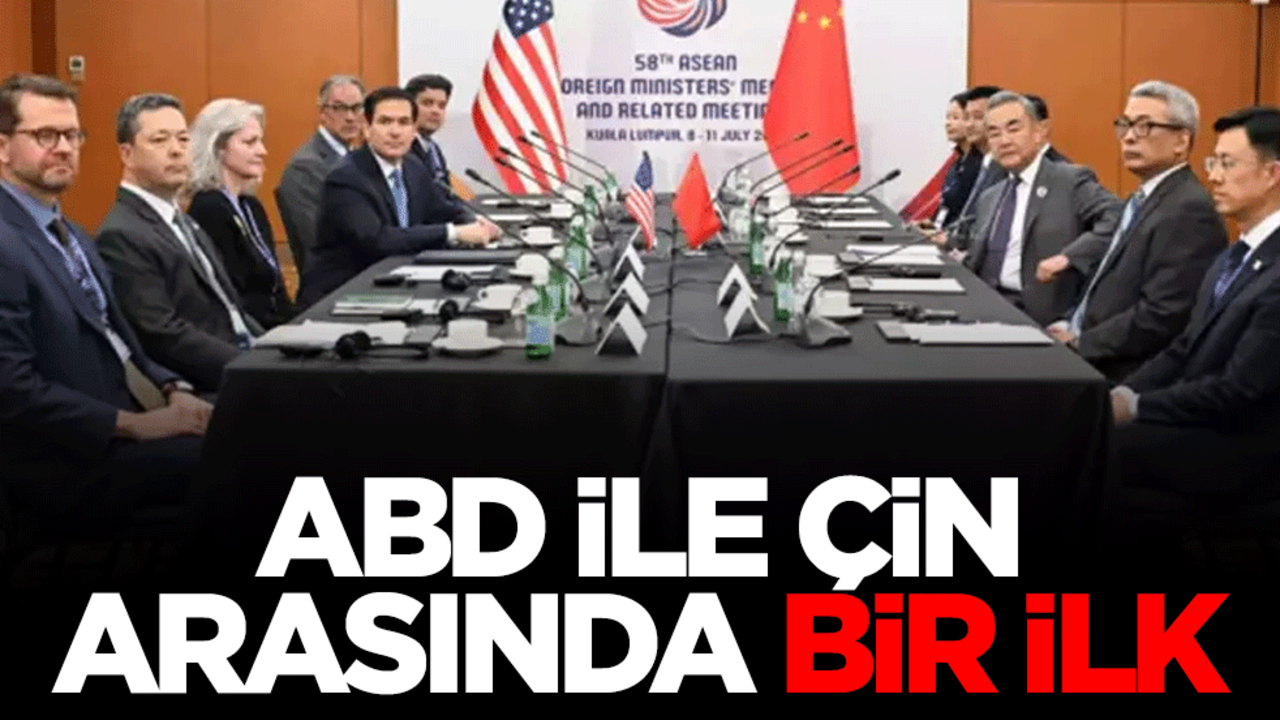 ABD'li Bakan Rubio ile Çinli mevkidaşı Wang Yi ilk kez bir araya geldi