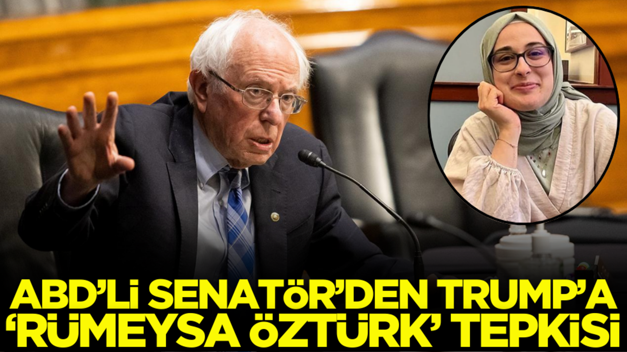 ABD'li Senatör'den Trump’a 'Rümeysa Öztürk' tepkisi!