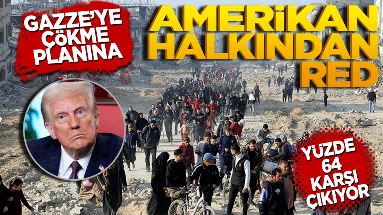 ABD'liler Donald Trump'ın Gazze'yi devralma planına karşı