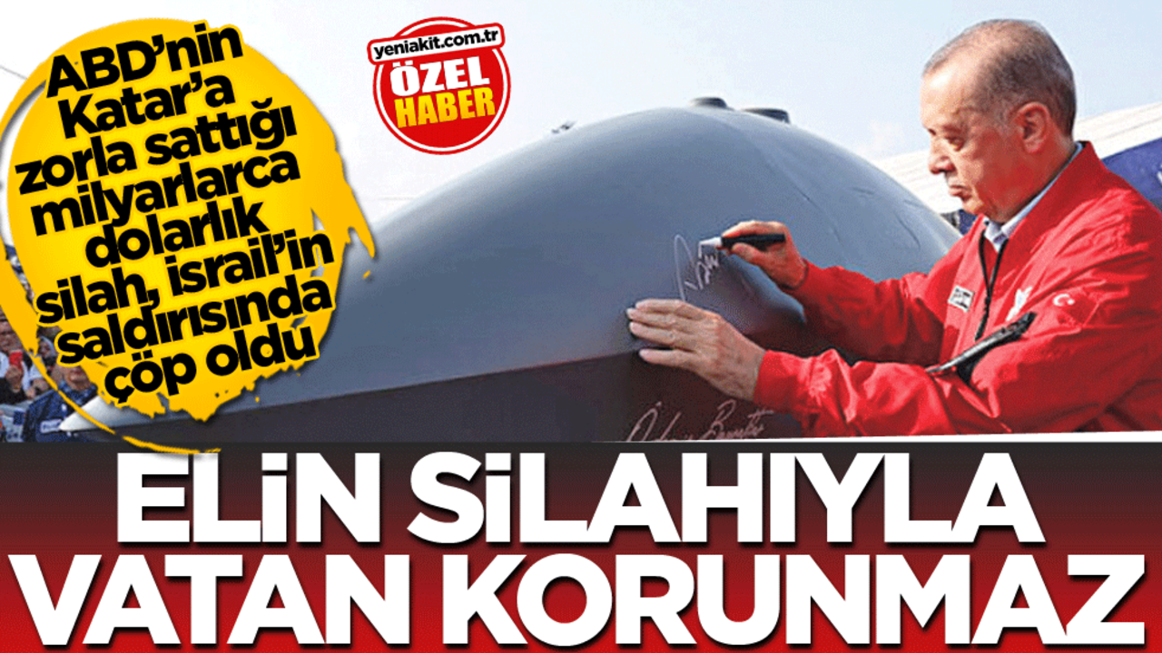 ABD’nin Katar’a zorla sattığı milyarlarca dolarlık silah, israil’in saldırısında çöp oldu! Elin silahıyla vatan korunmaz