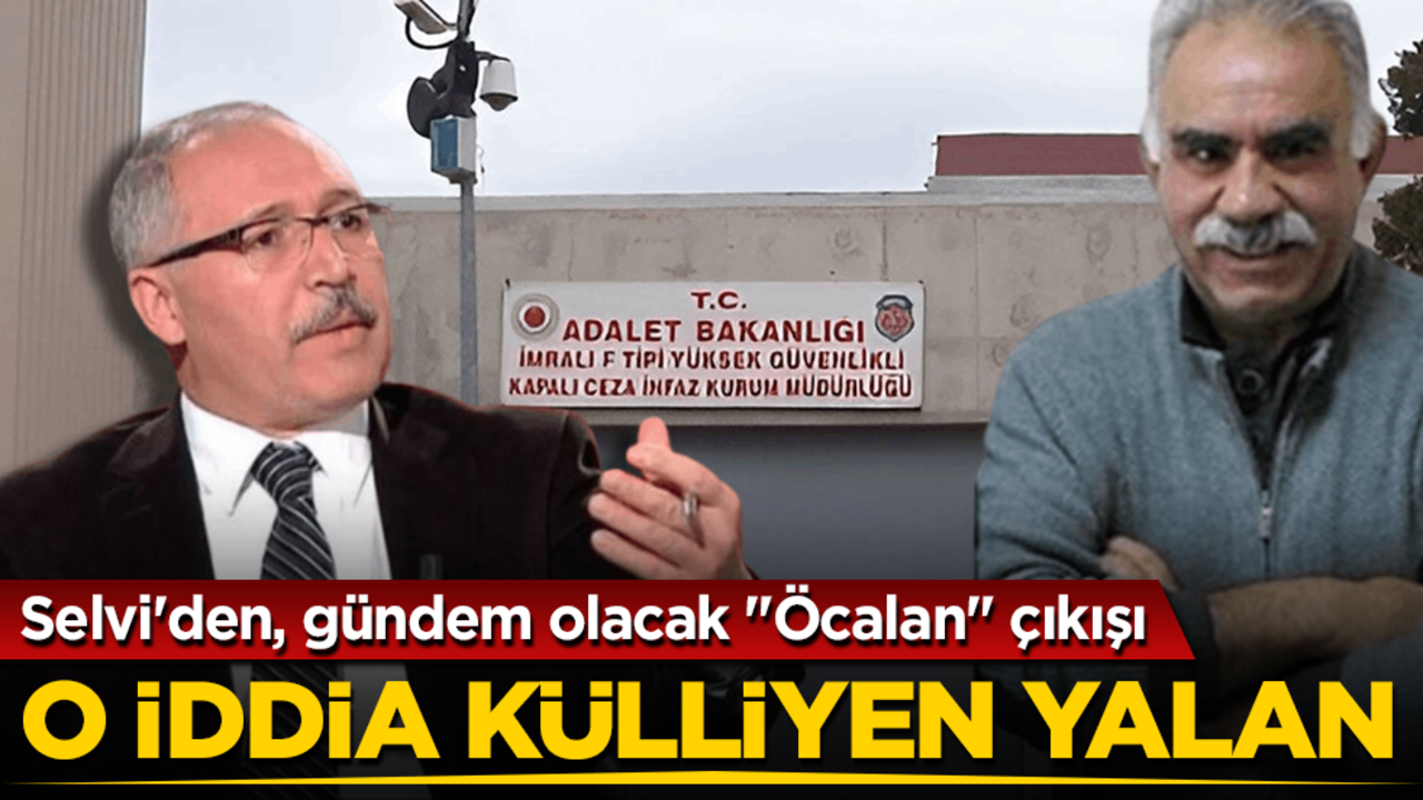 Abdulkadir Selvi'den, gündem olacak "Öcalan" çıkışı! O iddia külliyen yalan