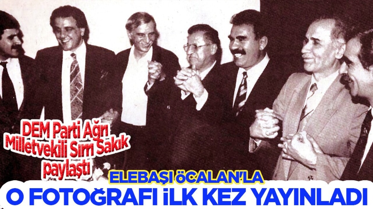 Sırrı Süreyya Önder'in Abdullah Öcalan'la fotoğrafını ilk kez yayınladı! O güne ait Turgut Özal detayı