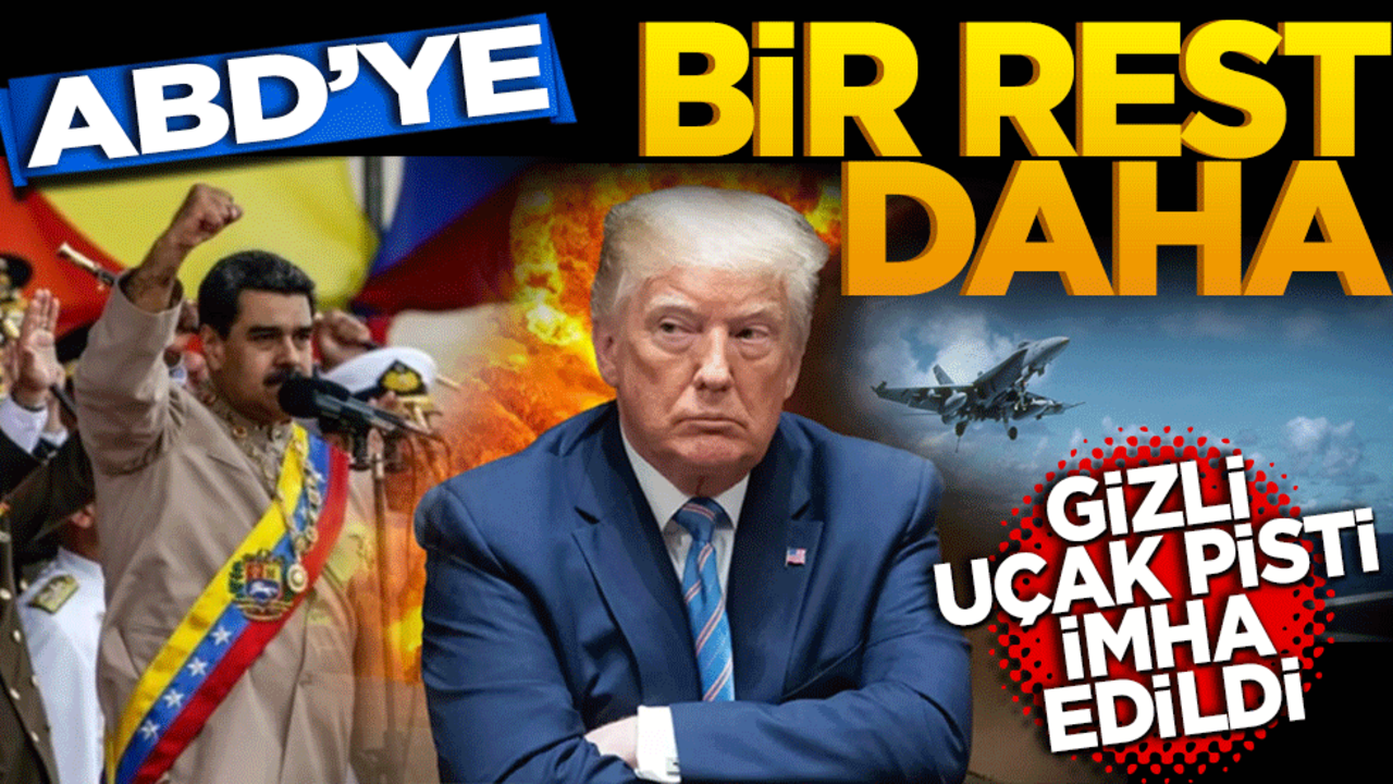 ABD'ye bir rest daha! Gizli uçak pisti imha edildi