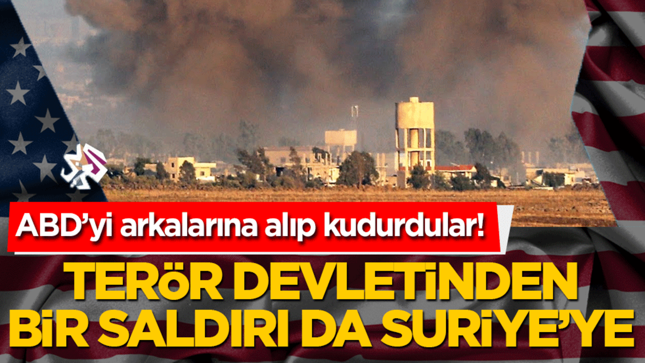 ABD’yi arkalarına alıp kudurdular! Terör devletinden bir saldırı da Suriye’ye