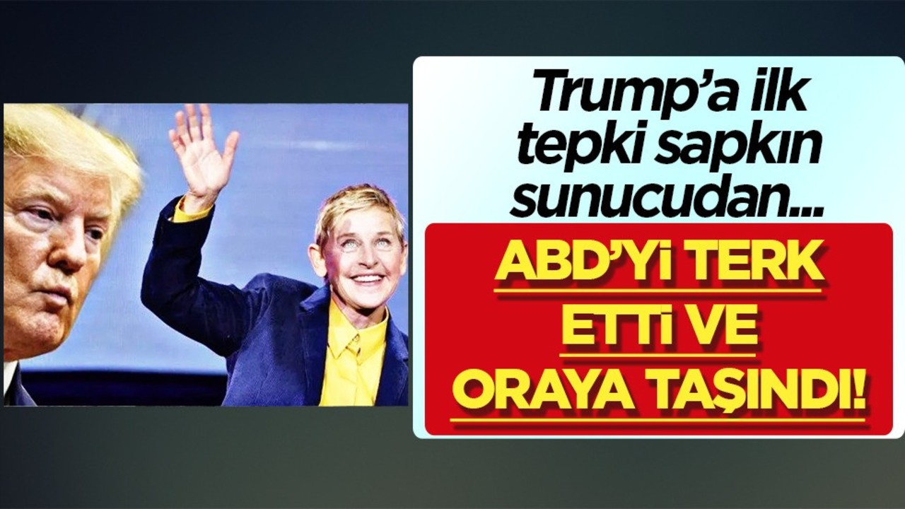 ABD'yi Ellen DeGeneres terk etti! O skandalı sonrası herkes Cehennemin dibine git yazdı!