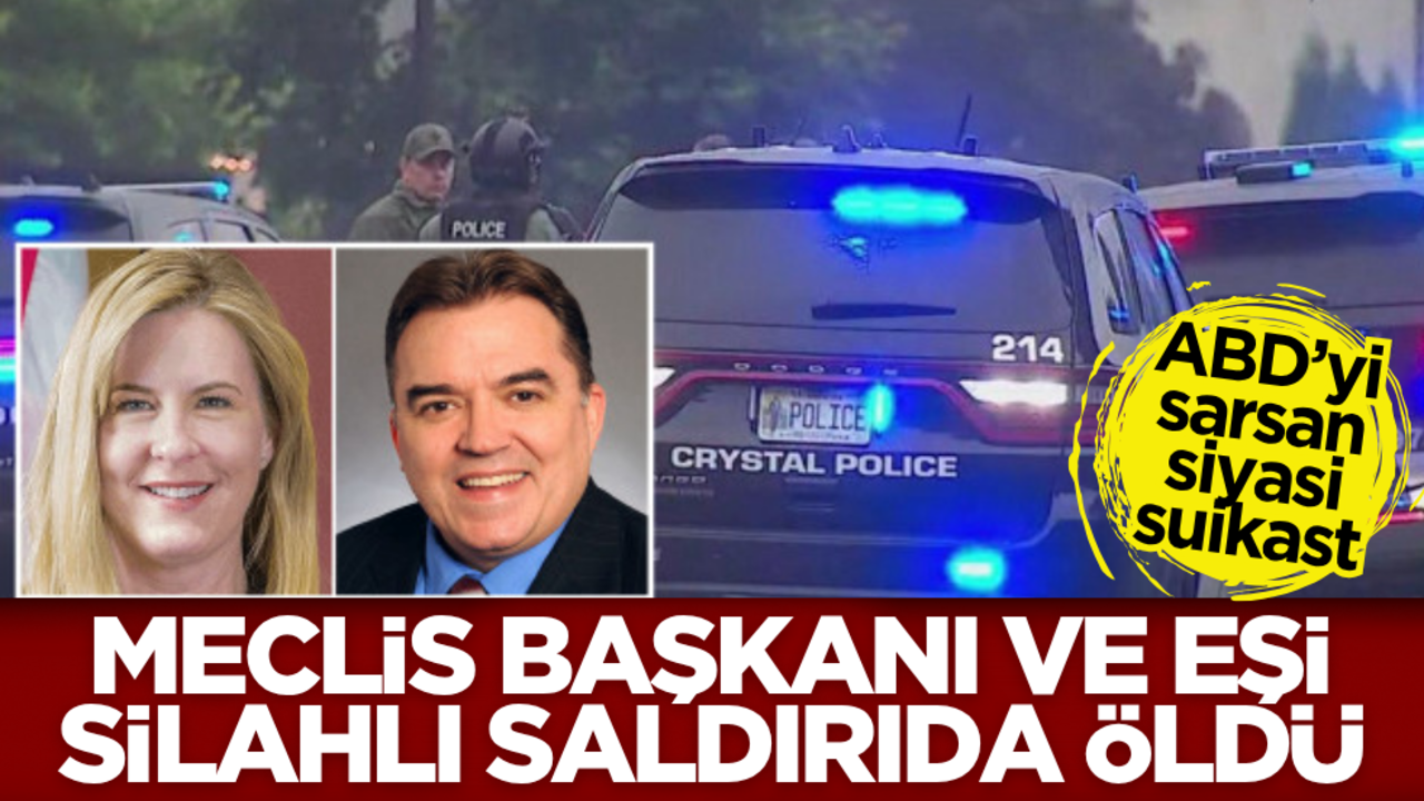 ABD’yi sarsan siyasi suikast: Meclis başkanı ve eşi silahlı saldırıda öldü