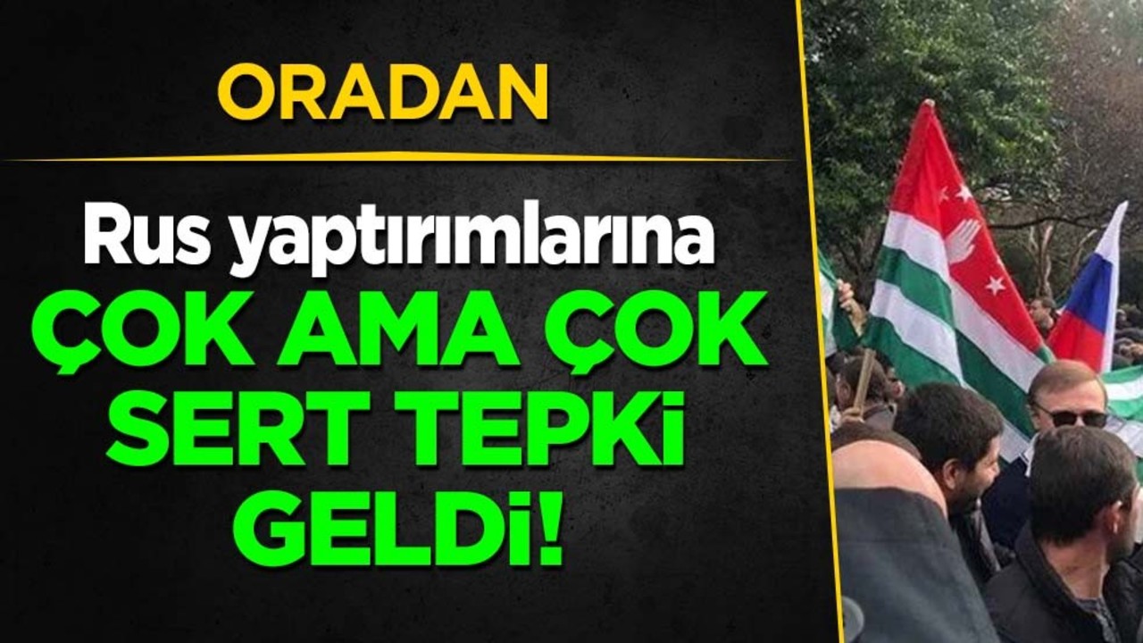 Abhazya’daki Rusya yatırımlarına sert tepkiler: Parlamento önünde olay! Her şey bir anda oldu!