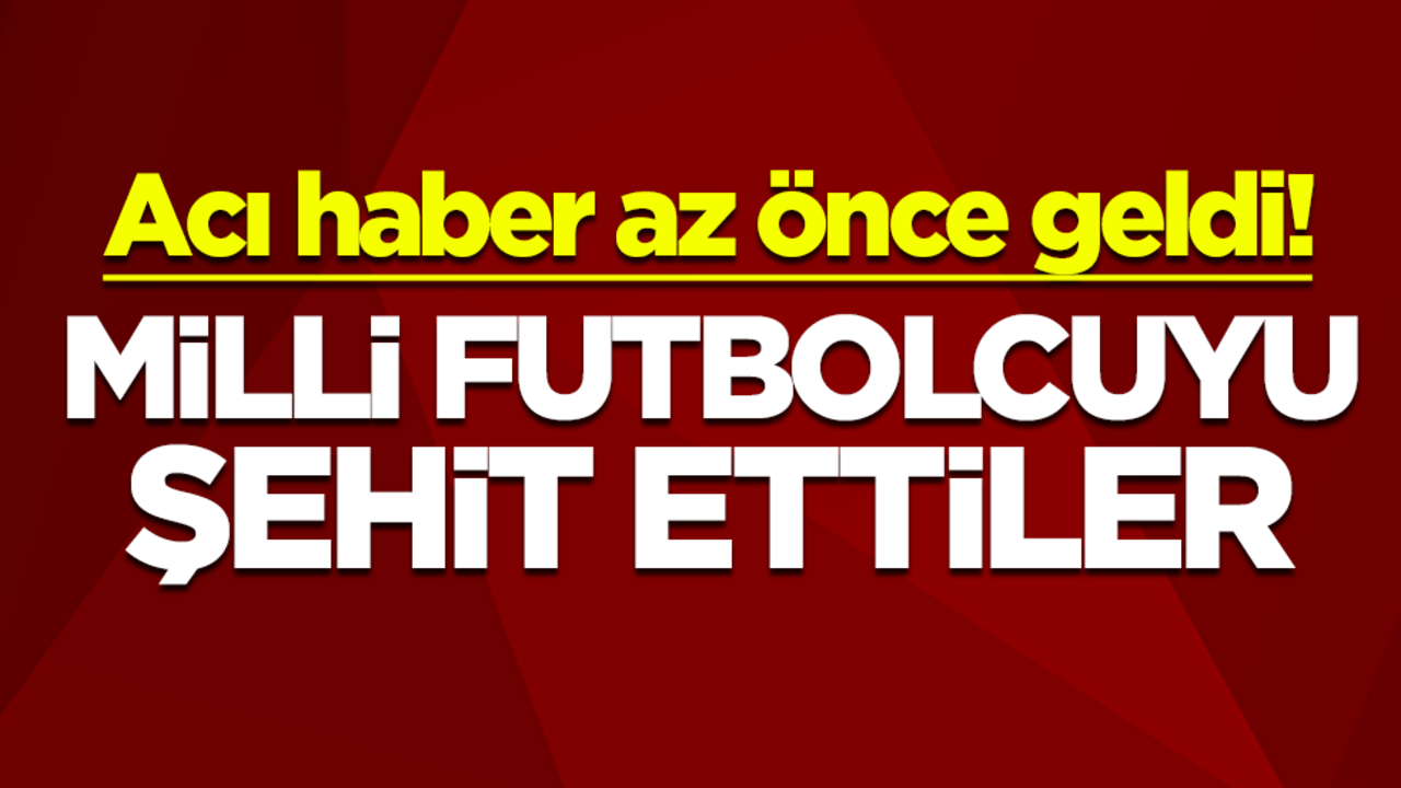 Acı haber az önce geldi! İsrail, Filistinli mili futbolcuyu şehit etti