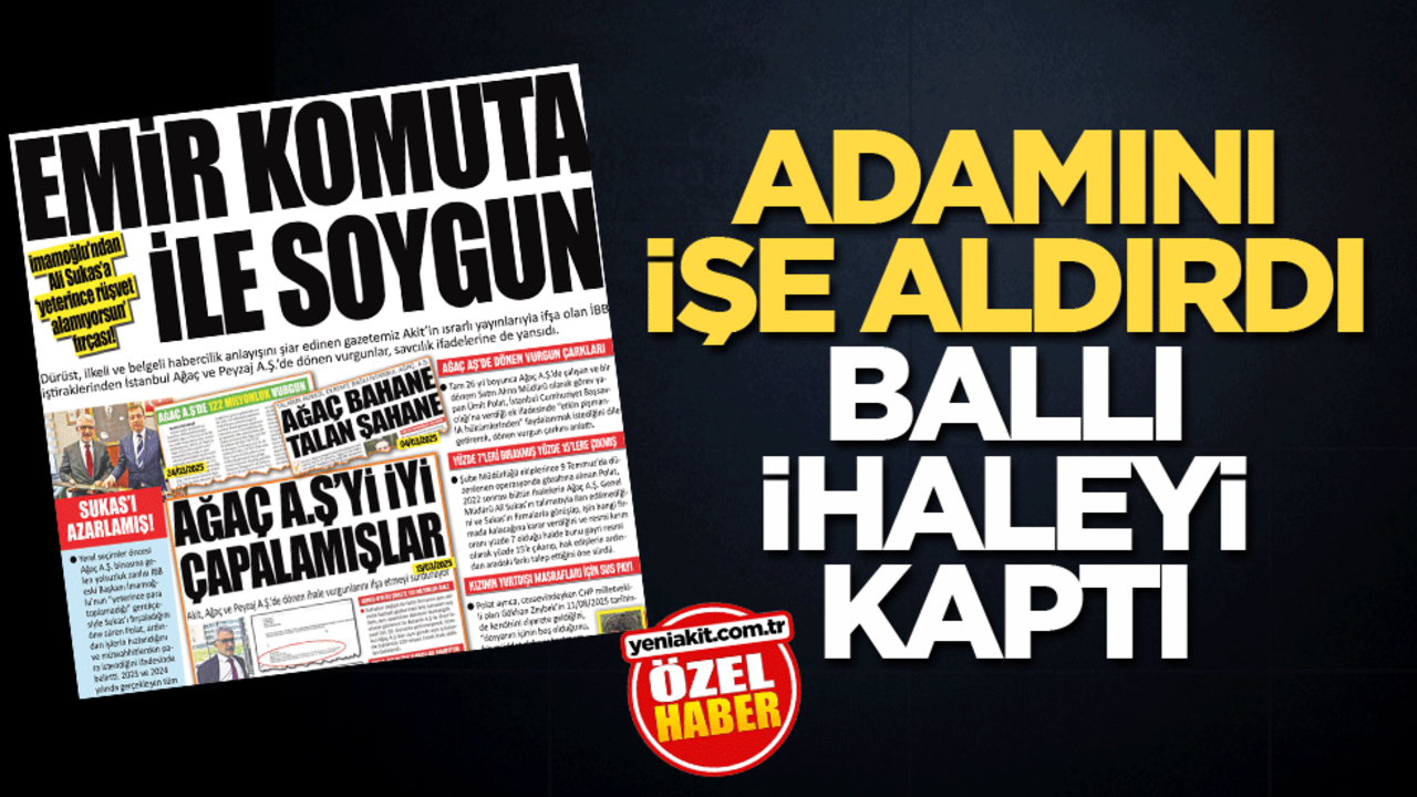 Adamını işe aldırdı ballı ihaleleri kaptı