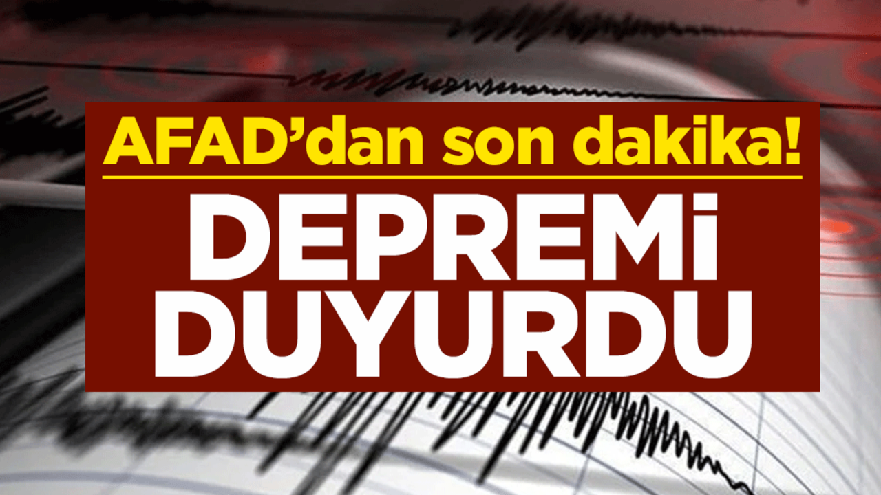 AFAD'dan son dakika! Depremi duyurdu: Amasra sallandı